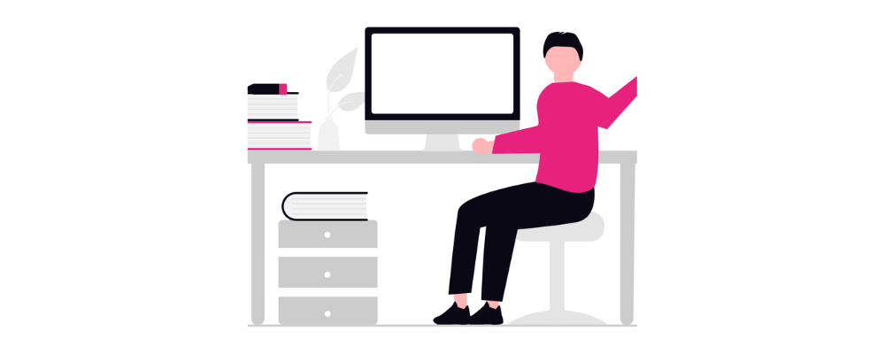 Illustration télétravail